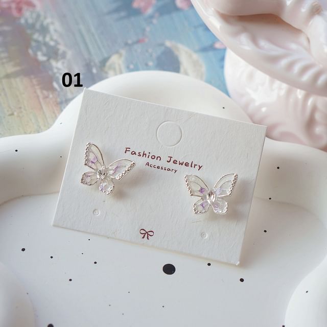 Dangle Clip / On Earring Butterfly
