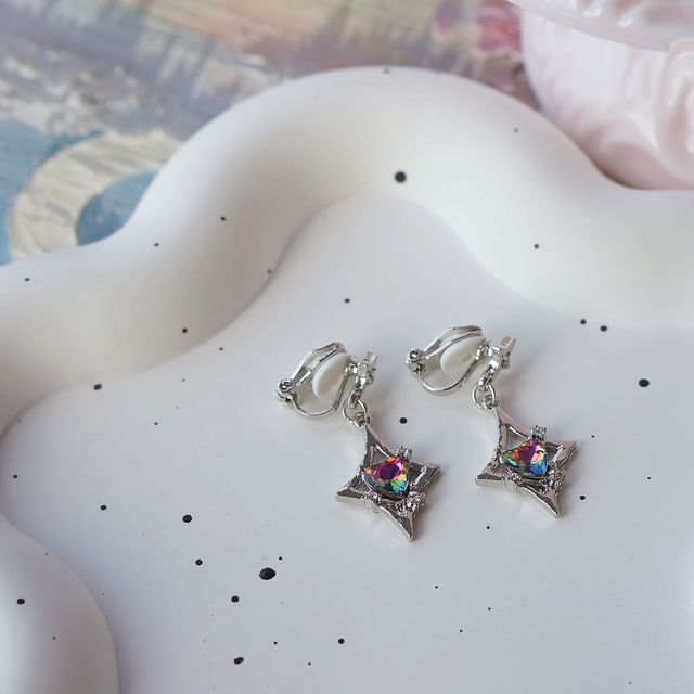 Dangle / Gemstone Earring Clip On