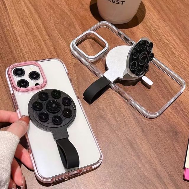 MagSafe) Suction Magnetic (Compatible Strap Stand Finger with