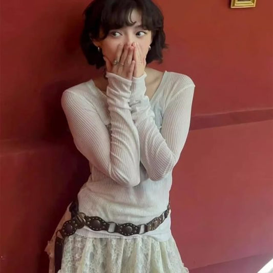 Faux Leather Studded Belt