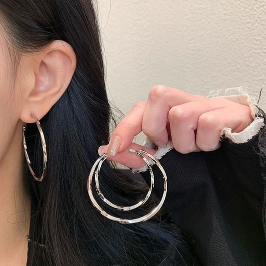 Earring Hoop Twisted