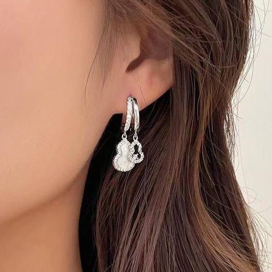 Earring CZ Hoop Calabash