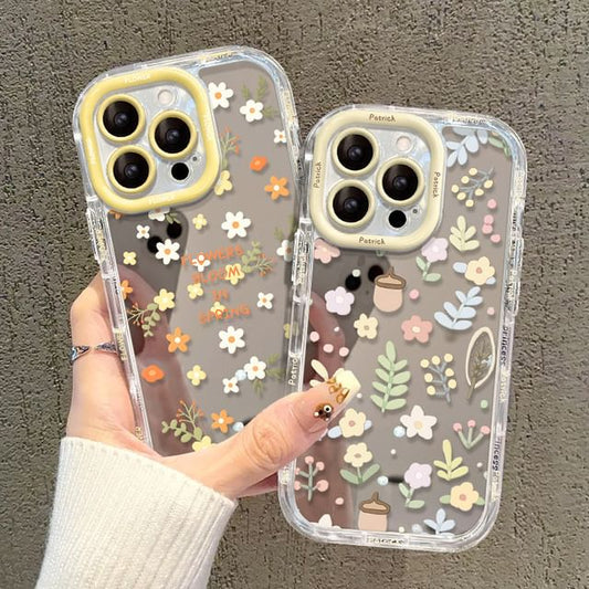 Phone Floral Case Mirrored