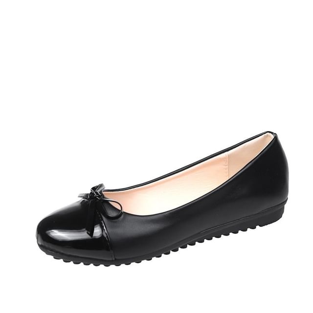 Bow Flats Toe Cap