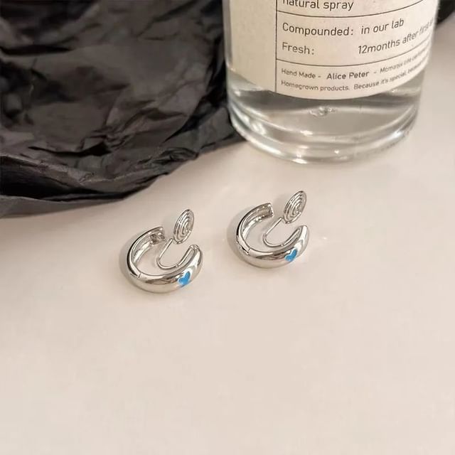 Hoop Earring Butterfly Clip-On /