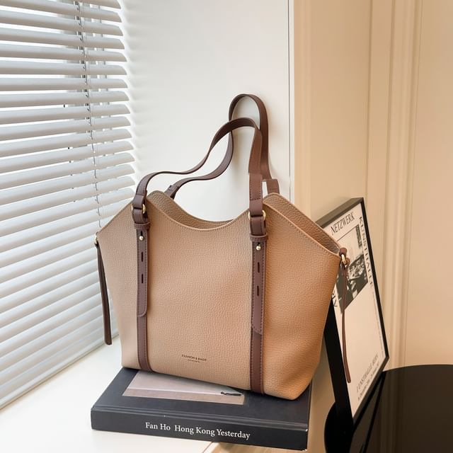 Tote Leather Faux Bag