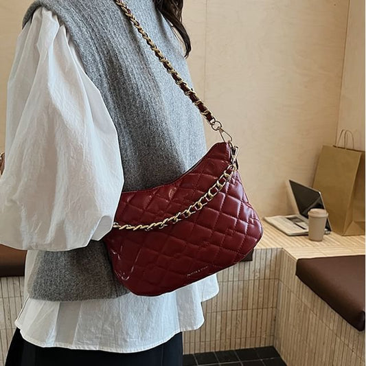 Crossbody Quilted Bag Chain