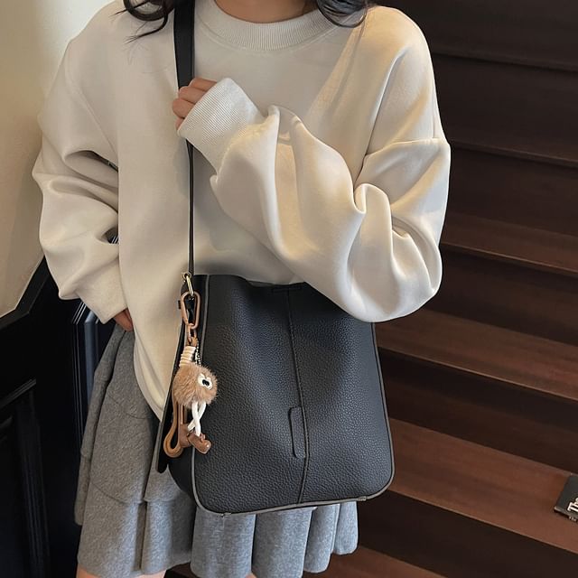 Shoulder Bag Pouch Faux Leather With