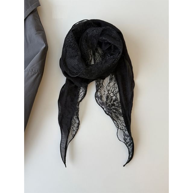 Lace Scarf Lettuce Edge Panel