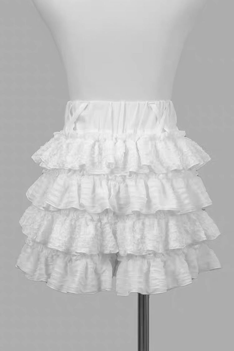 Multi-Layer Ruffle Skirt - Jirai Kei Charm