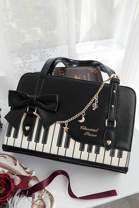 Piano Waltz Bowknot Lolita Handbag