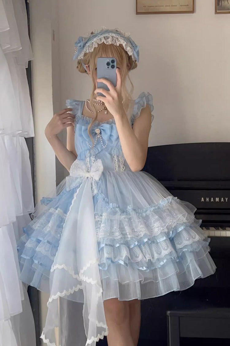 Azure Layered Hanayome Sweet JSK Gown