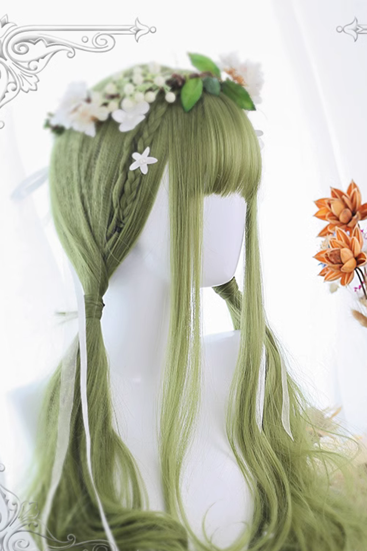 Jade Long Micro-Curl Sweet Lolita Wigs