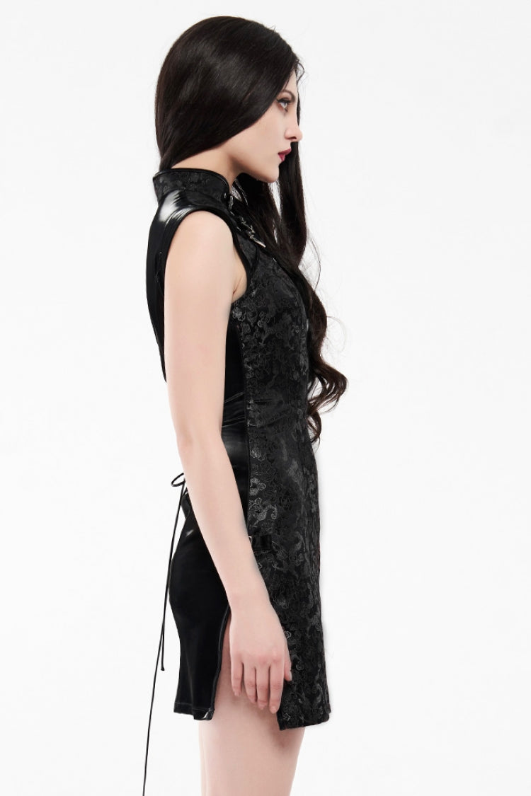 Dragon Jacquard Slim Cheongsam Dress for Women