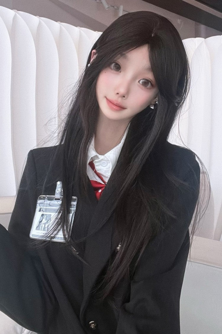 Daily Lolita Wig with Straight Hair and Eight Bangs