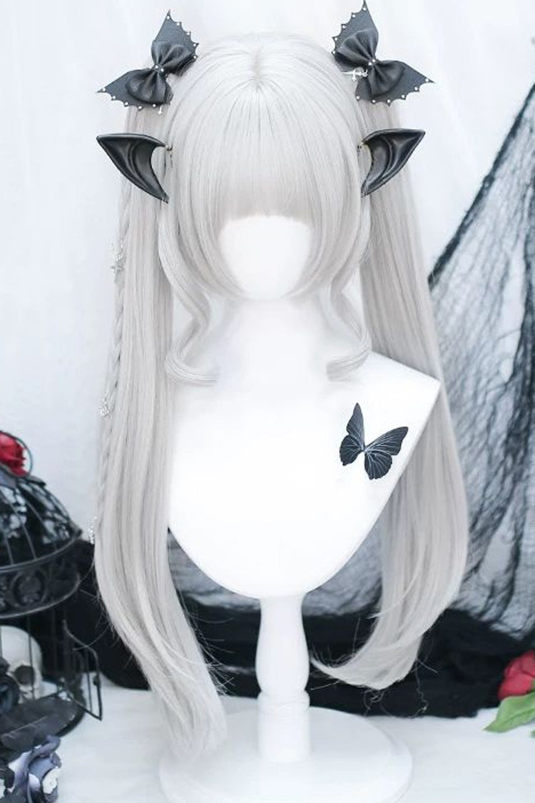 Twin Tails Wig Set - Hime Cut Lolita Style