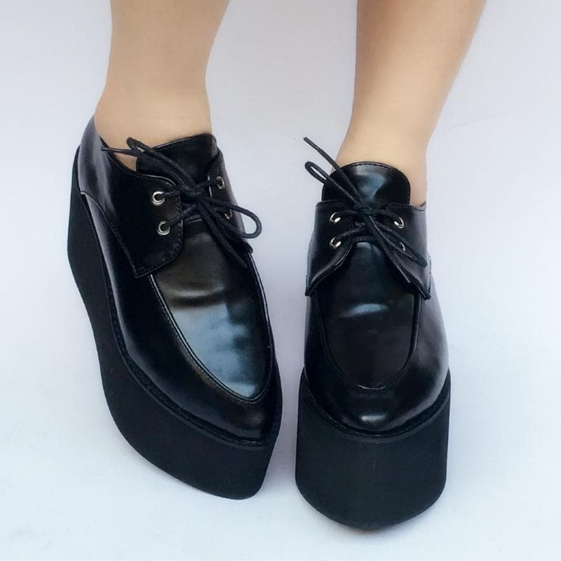 PU SP168274 Shoes Made Cool Custom Red/Black Platform