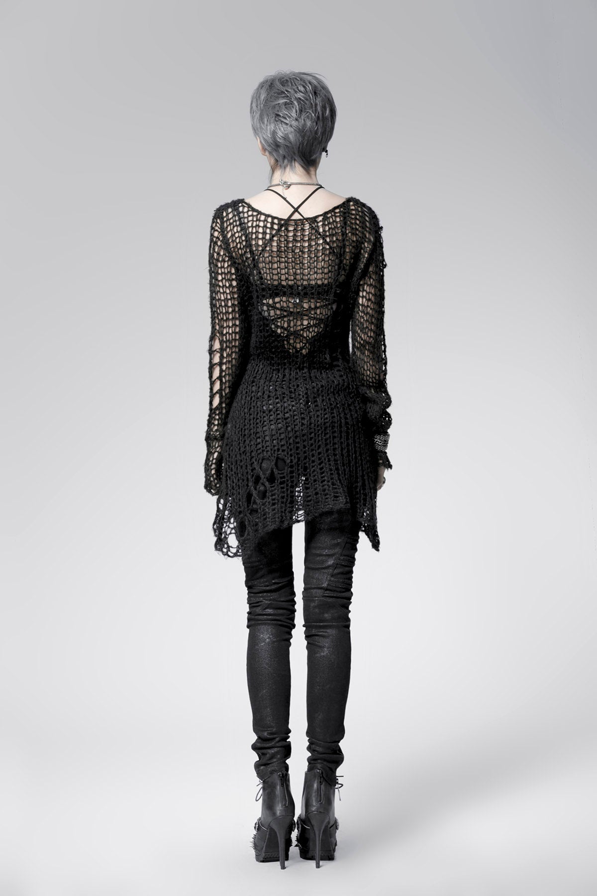 Women's Steampunk Sweater - Ripped Print, 3 Shades