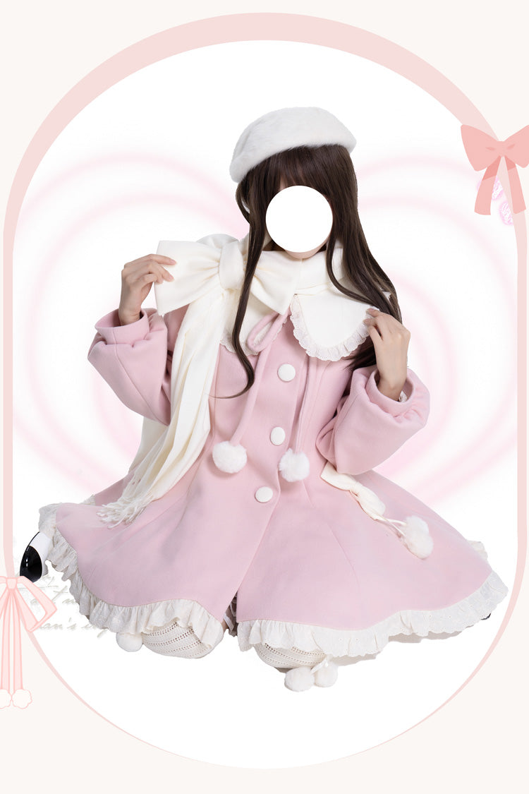 Elegant Long Sleeve Bow Princess Lolita Coat