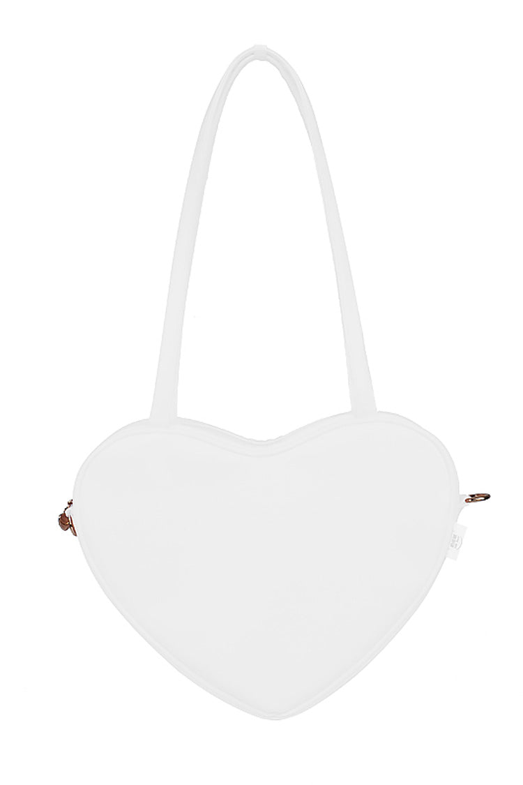Sweet Heart-Embellished Lolita Shoulder Bag, 6 Color Options