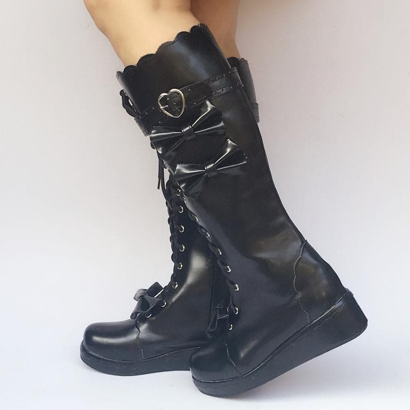 Boots SP168139 Custom Made Lolita Shoes Knee