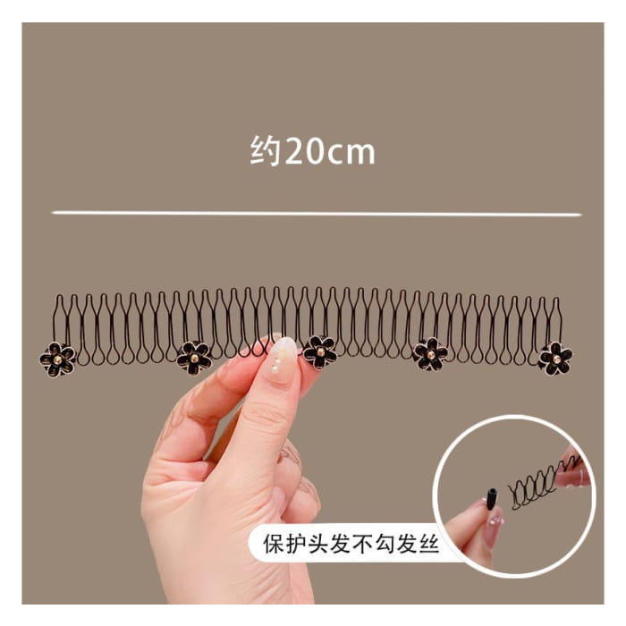Acrylic Alloy Hair Comb (Various Designs)