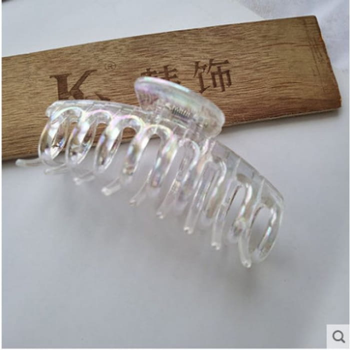 Acrylic Hair Clamp (various designs) - 03 - Iridescent