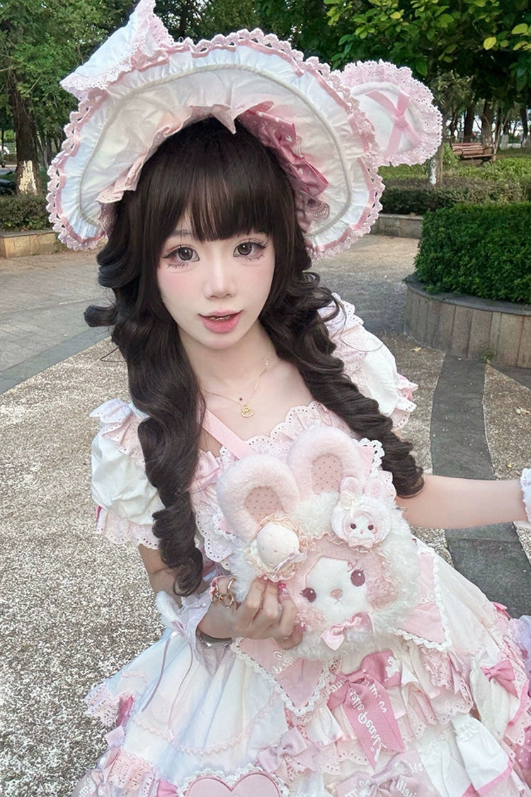 Sweet Japanese Roman Curls Lolita Long Wig