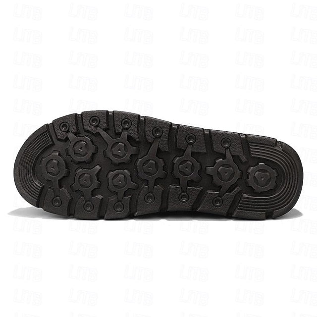with Leather Brown Men's Side Faux Slip-On Zipper Loafers