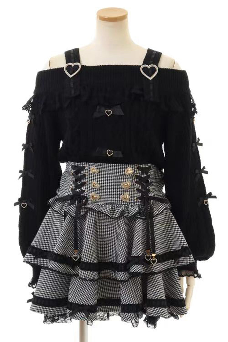 Graceful High-Rise Triple-Layered Printed Ruffle Lace-Up Strap Dress in Three Shades