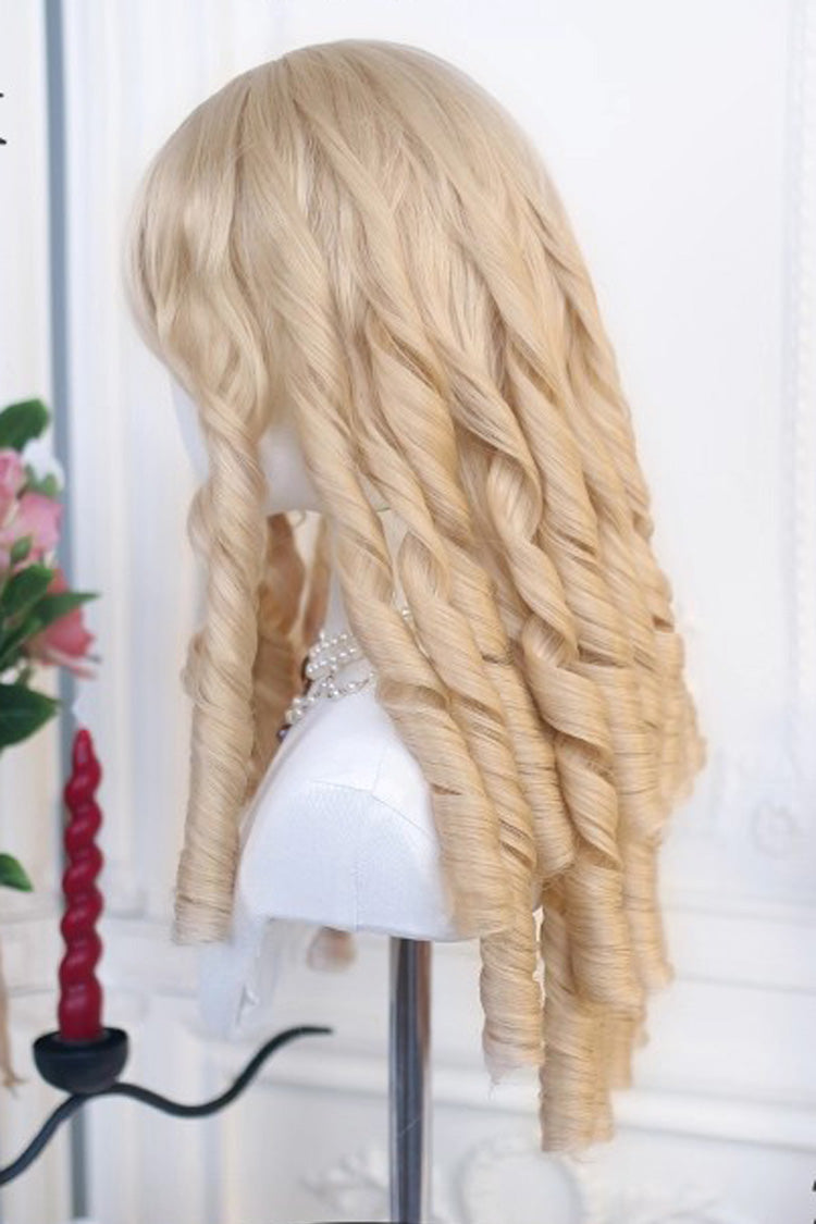 Blonde Sweet Japanese Roman Curls Lolita Long Wig