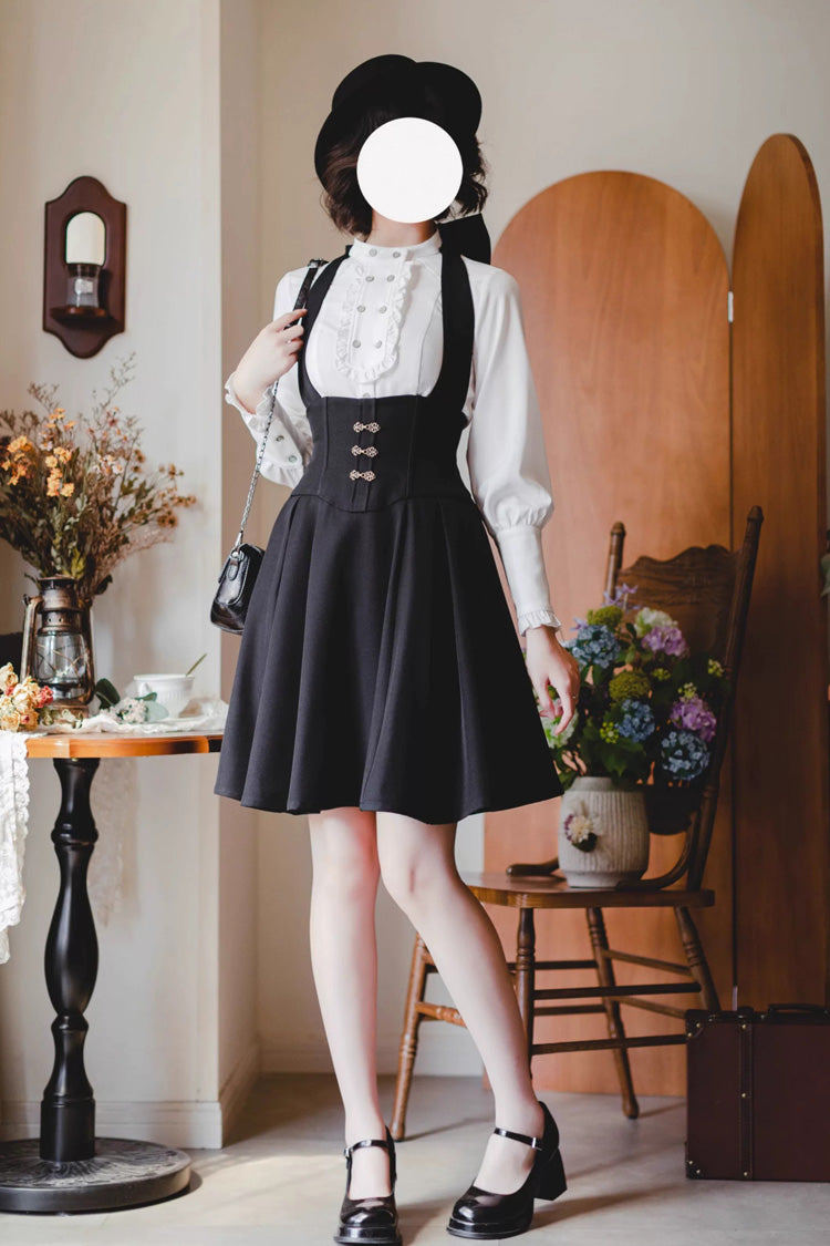 Halterneck Ruffled Fishbone Dress