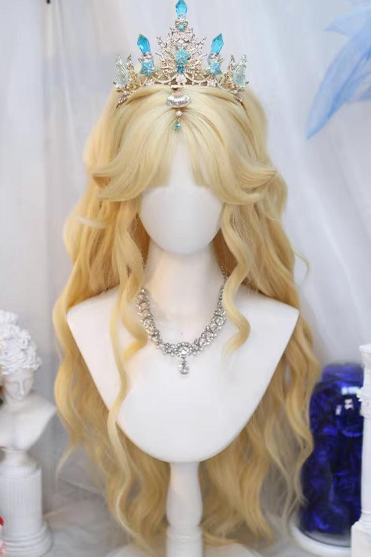 Elegant Center-Parted Soft Wave Sweet Lolita Wig, Two Shades