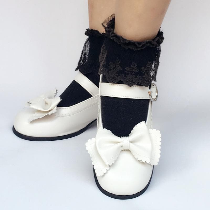 Bow Custom Made Lolita Elegant SP168082 Shoes