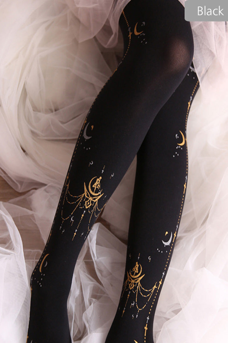 Sailor Moon Print Pantyhose for Lolita - Two Colors