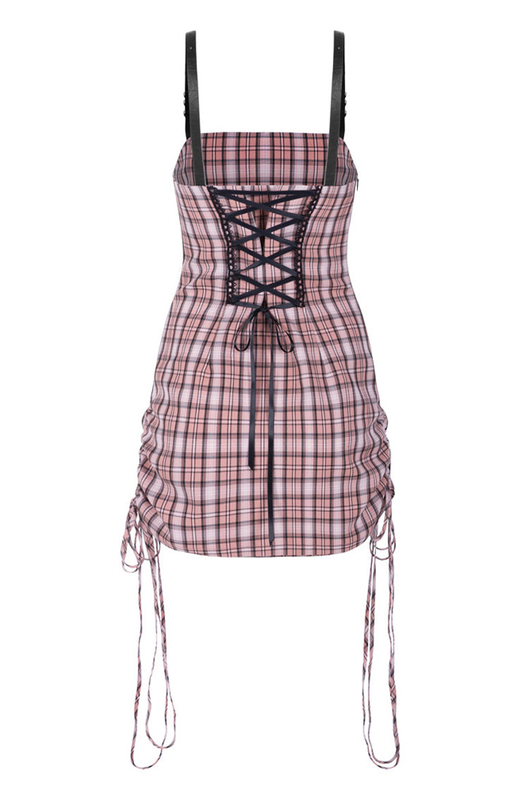 Cute High Waist Steam Punk Strap Dress