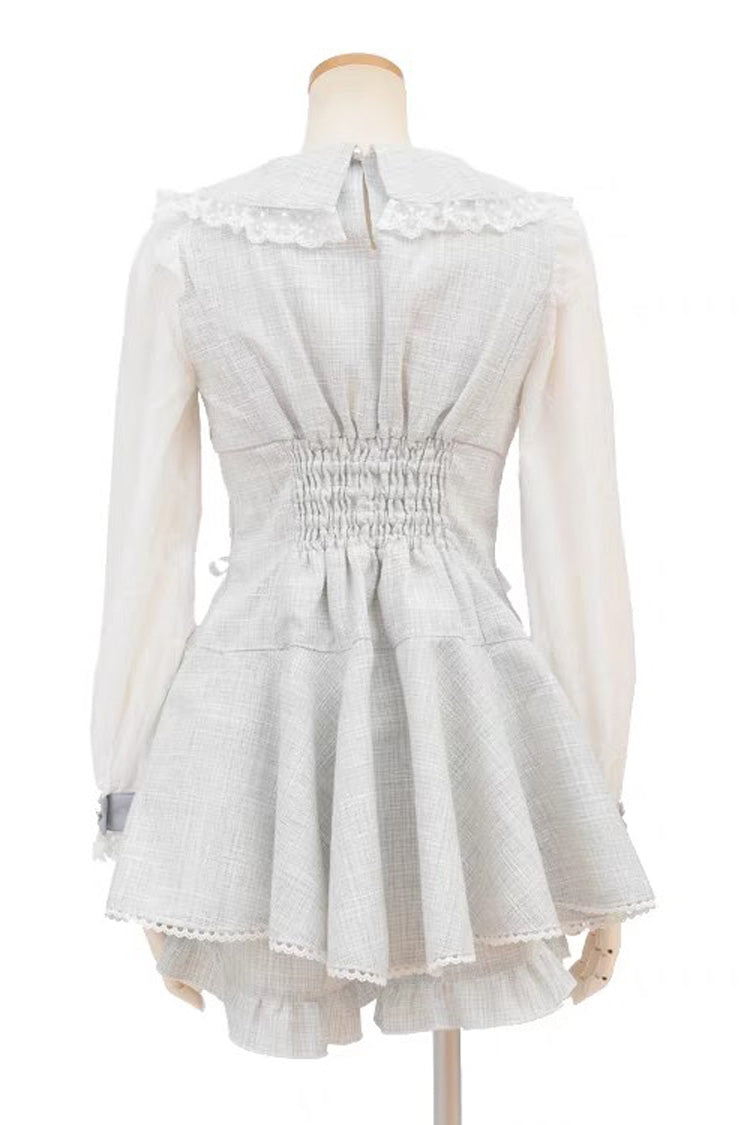 Lace Blouse and Shorts Set - Jirai Kei Outfit