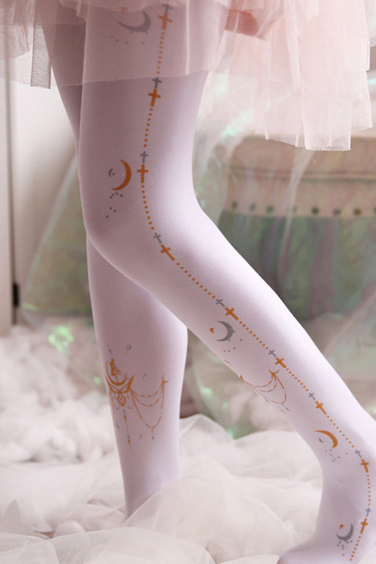 Sailor Moon Print Pantyhose for Lolita - Two Colors