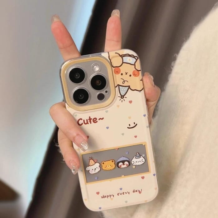 Bear Phone Case - iPhone 15 Pro Max / Plus / 14 / 13 / mini