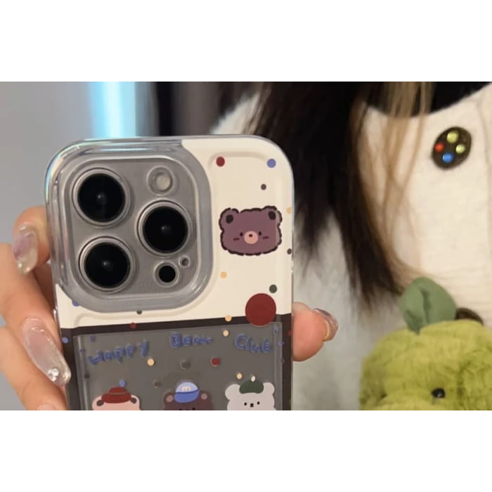Bear Phone Case - iPhone 15 Pro Max / Plus / 14 / 13 / mini