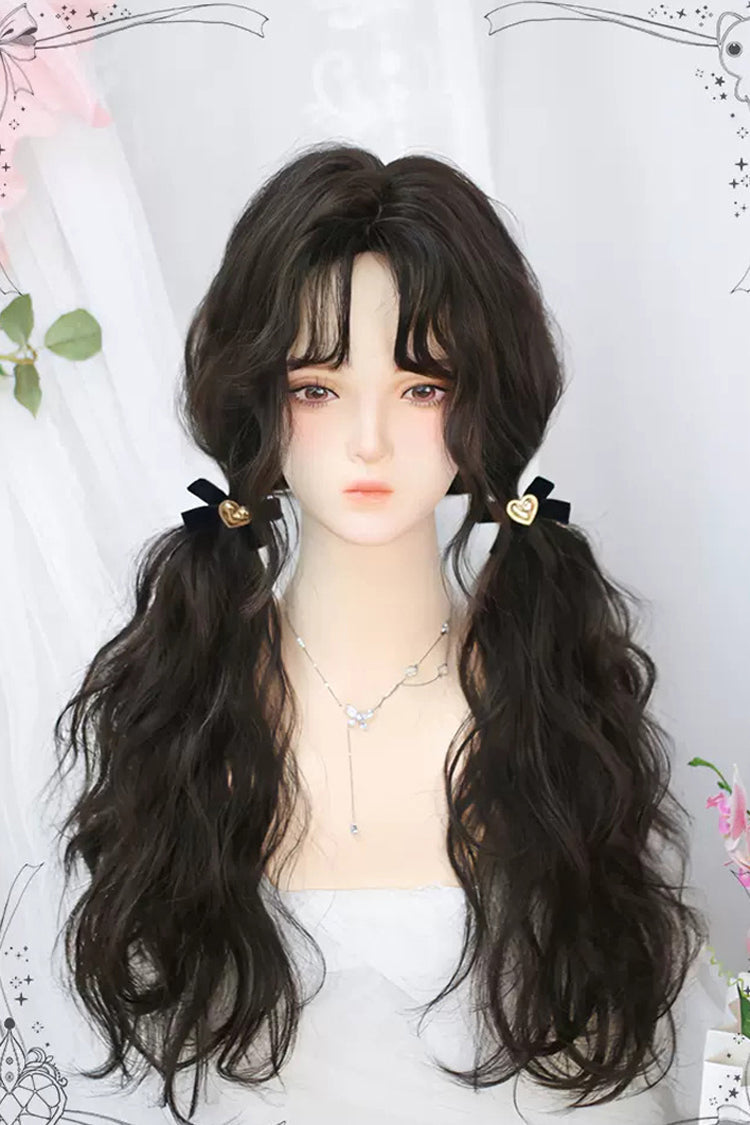 Fluffy Curly Wool Long Wig for Sweet Lolita - Two Shades