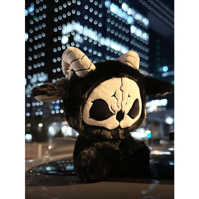 Black and White Gothic Plushie - & / Free Size