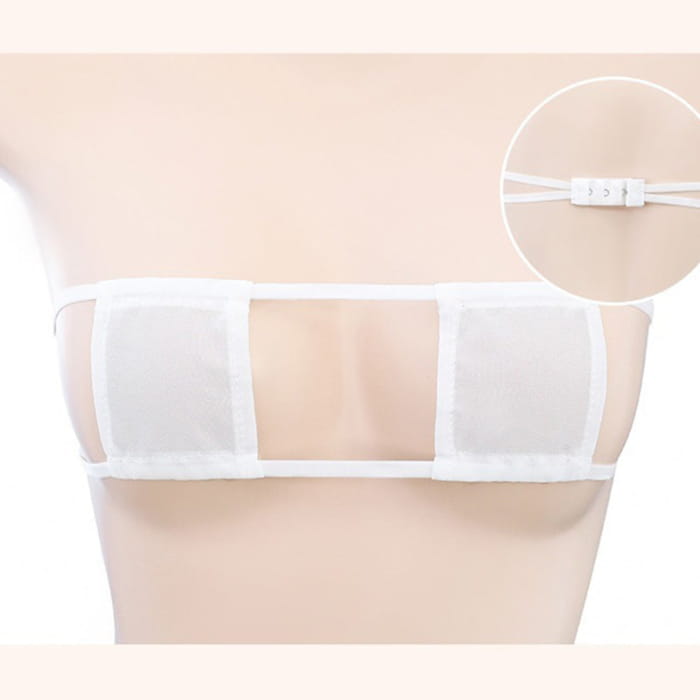 Blue Sexy Lace Up Puff Sleeve Maid Lingerie Set - One Size