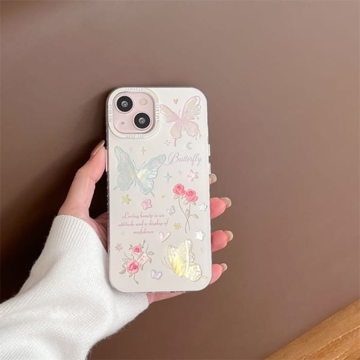 Butterfly Phone Case - 15 Pro Max / 14 / 13 / 12 / 11