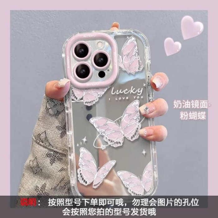 Butterfly Phone Case - iPhone 15 Pro Max / 14 / 13 / 12