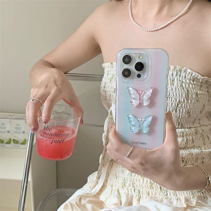 Butterfly Phone Case - iPhone 15 Pro Max / Plus / 14 / 13