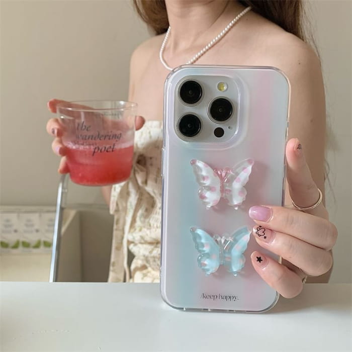 Butterfly Phone Case - iPhone 15 Pro Max / Plus / 14 / 13