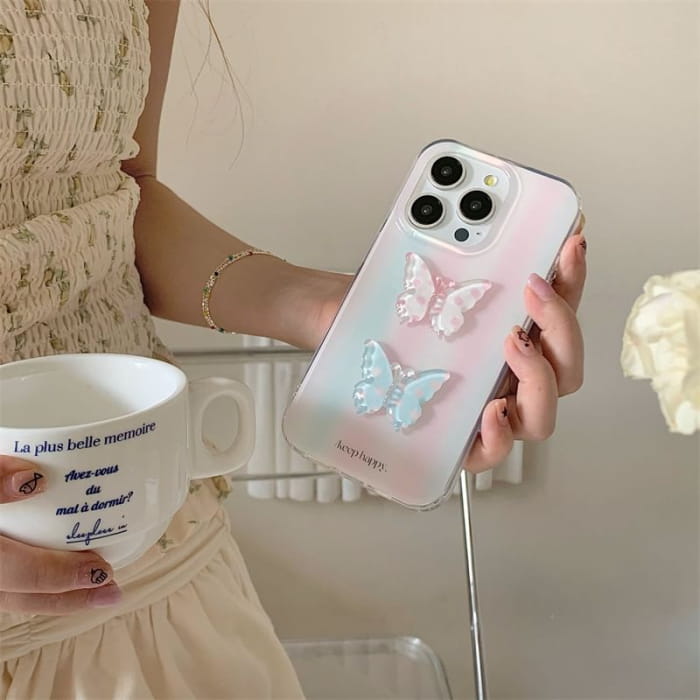 Butterfly Phone Case - iPhone 15 Pro Max / Plus / 14 / 13