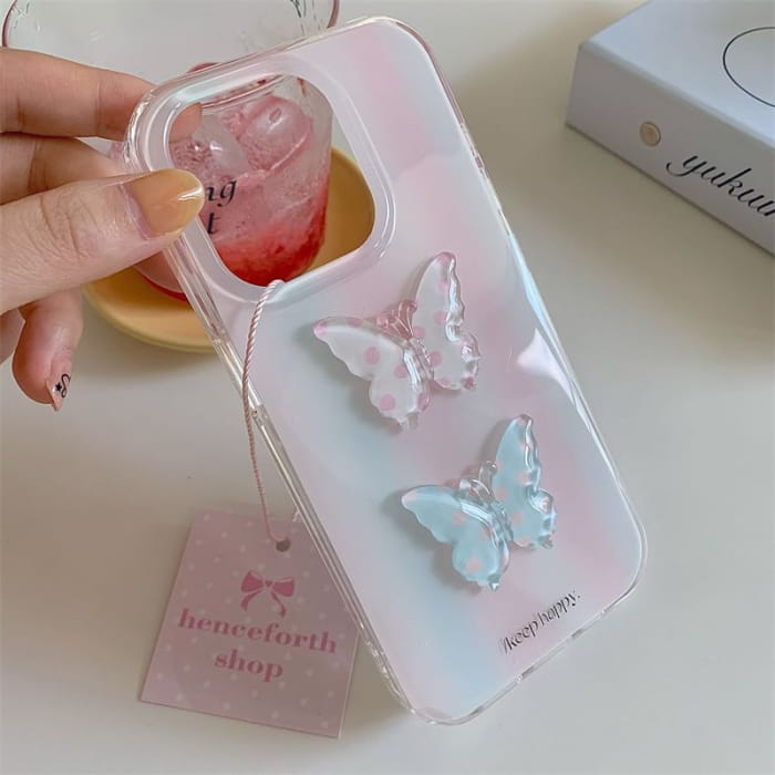 Butterfly Phone Case - iPhone 15 Pro Max / Plus / 14 / 13