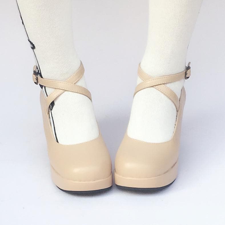 High Beige Made Elegant Custom SP168137 Shoes Heels